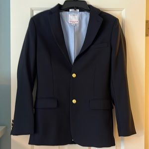 Young Mens Navy Blazer - like new!